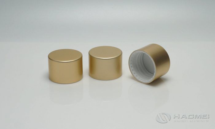 Aluminum Cap Closure for Cosmetics